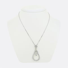 Boucheron Ava Mobile Diamant-Halskette mit Wassertropfen-Motiv