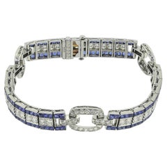 Black, Starr & Frost Art Deco Sapphire and Diamond Bracelet