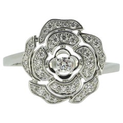 Chanel Diamond Bouton de Camélia Ring