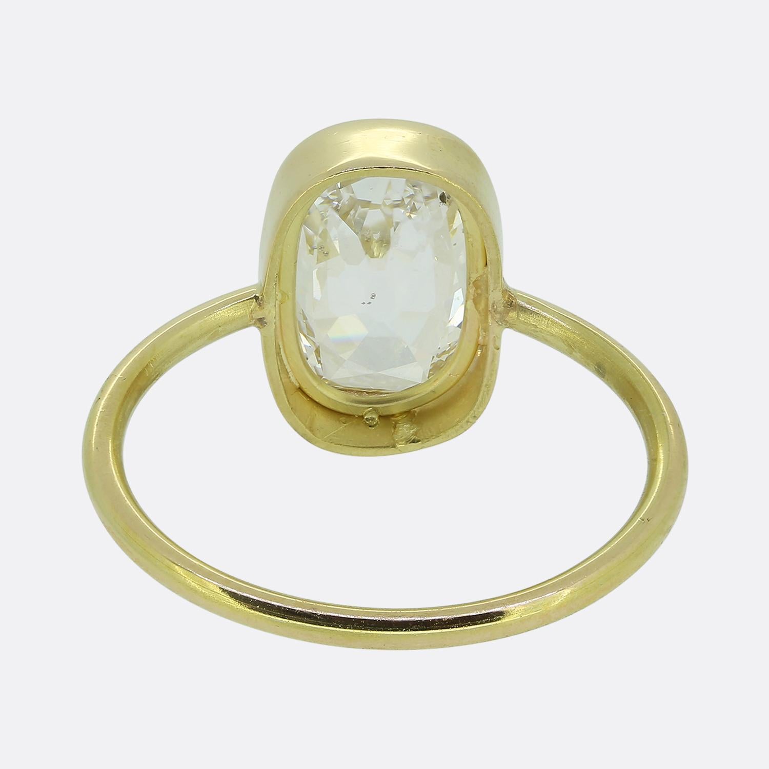 2.01 Carat Diamond Solitaire Ring In Good Condition For Sale In London, GB