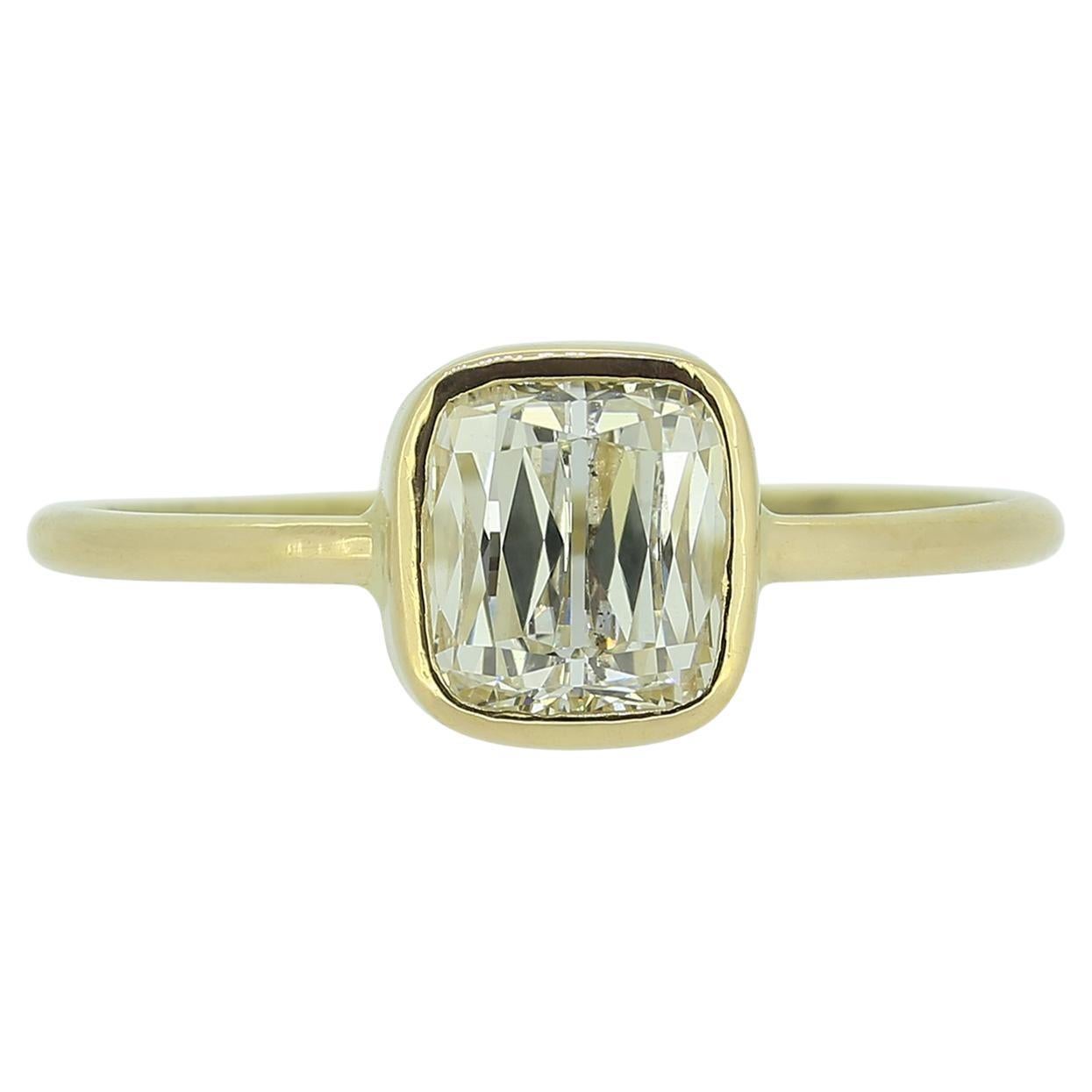 1.00 Karat Diamant Solitär-Ring im Angebot
