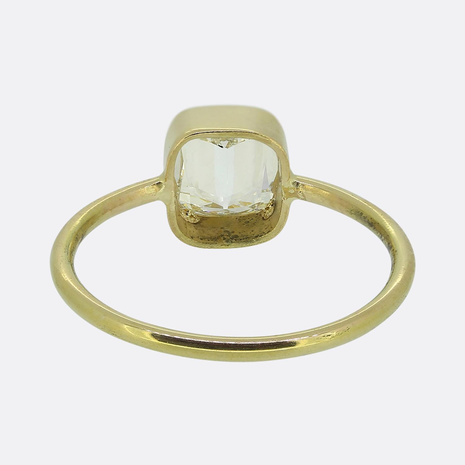 1.00 Karat Diamant Solitär-Ring im Zustand „Gut“ im Angebot in London, GB