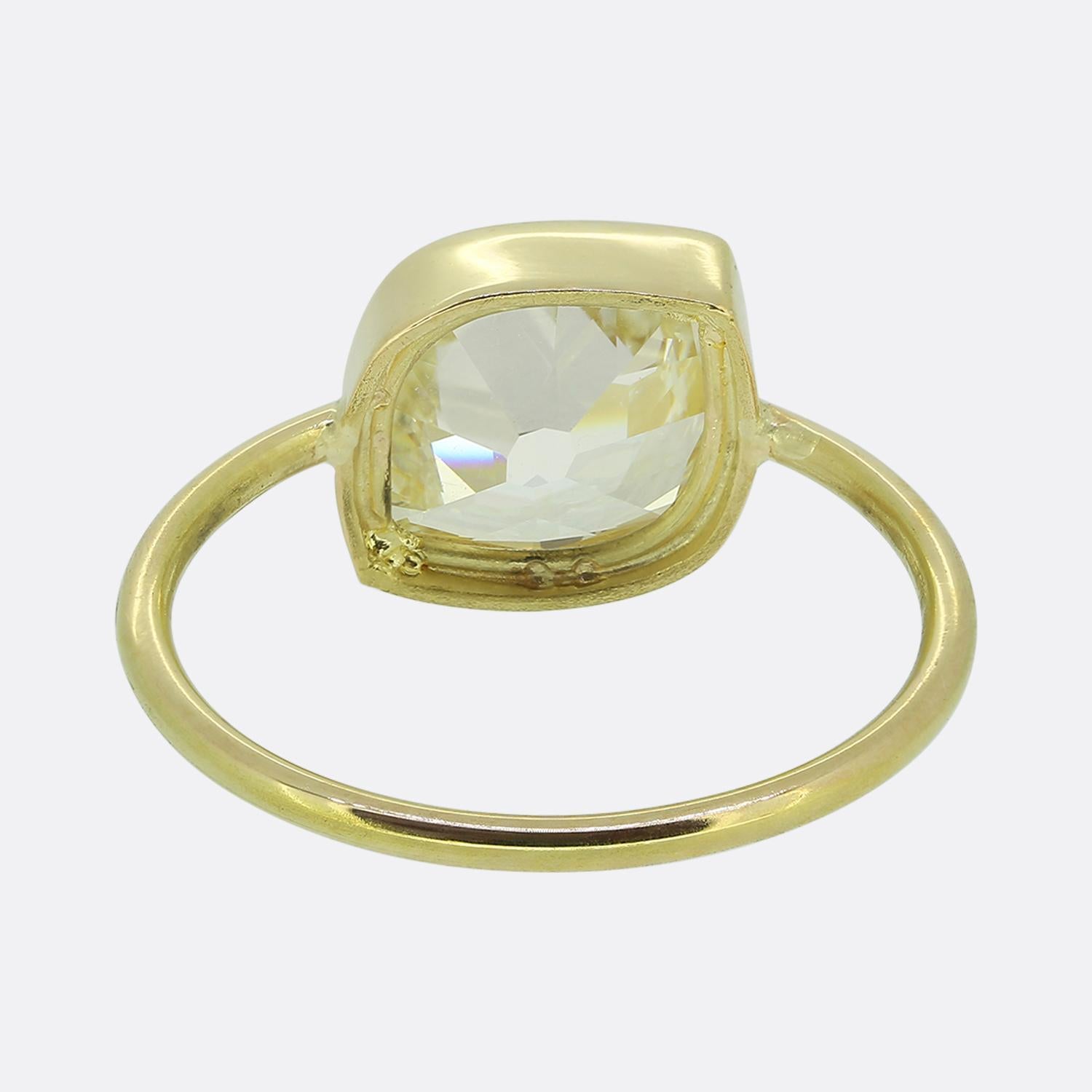 3.36 Karat Diamant Solitär-Ring im Zustand „Gut“ im Angebot in London, GB
