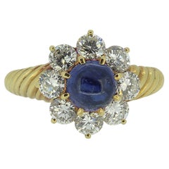 Anillo Mauboussin Racimo de Zafiros y Diamantes