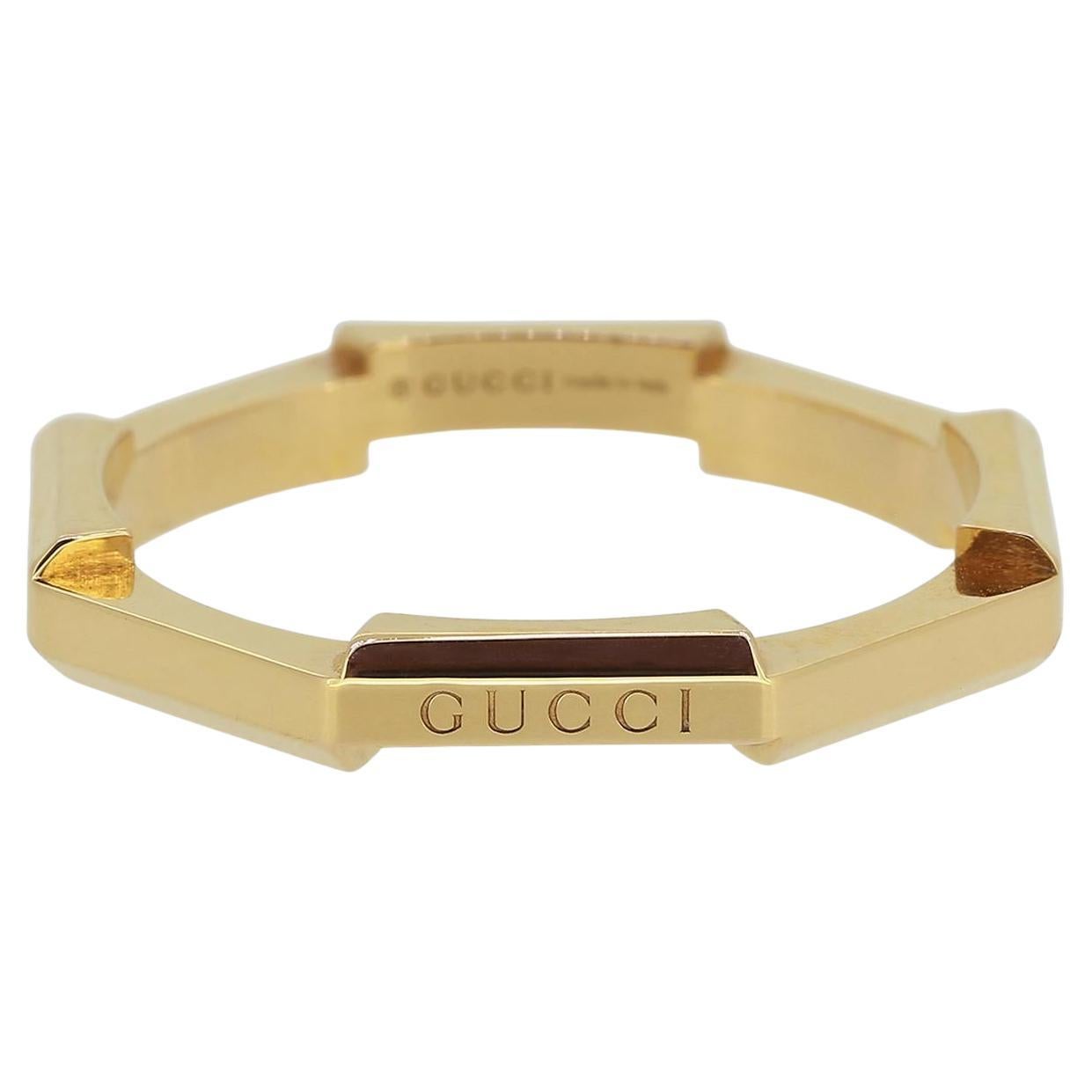 Anello a specchio A Link to Love di Gucci in vendita