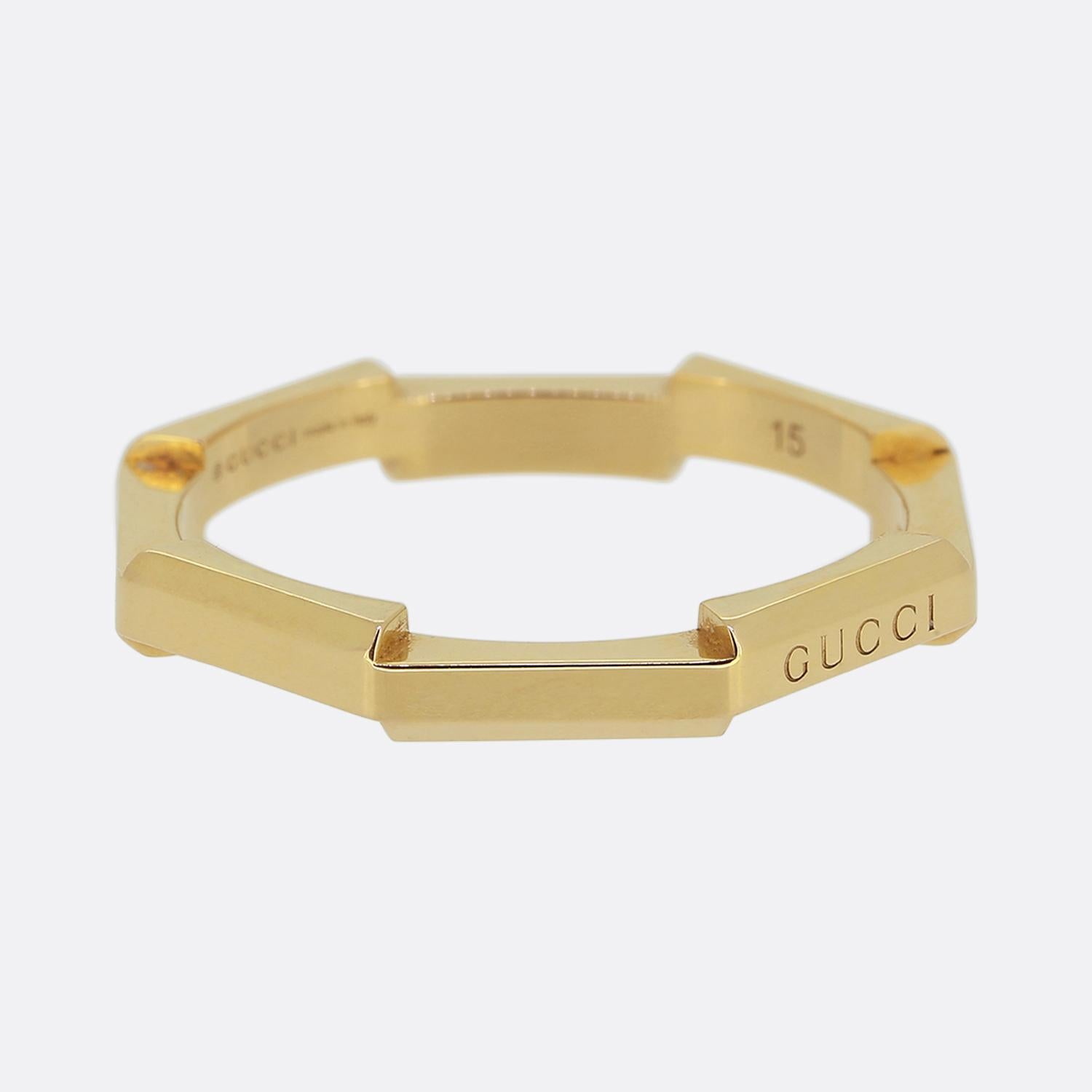 Anello a specchio A Link to Love di Gucci In condizioni ottime in vendita a London, GB