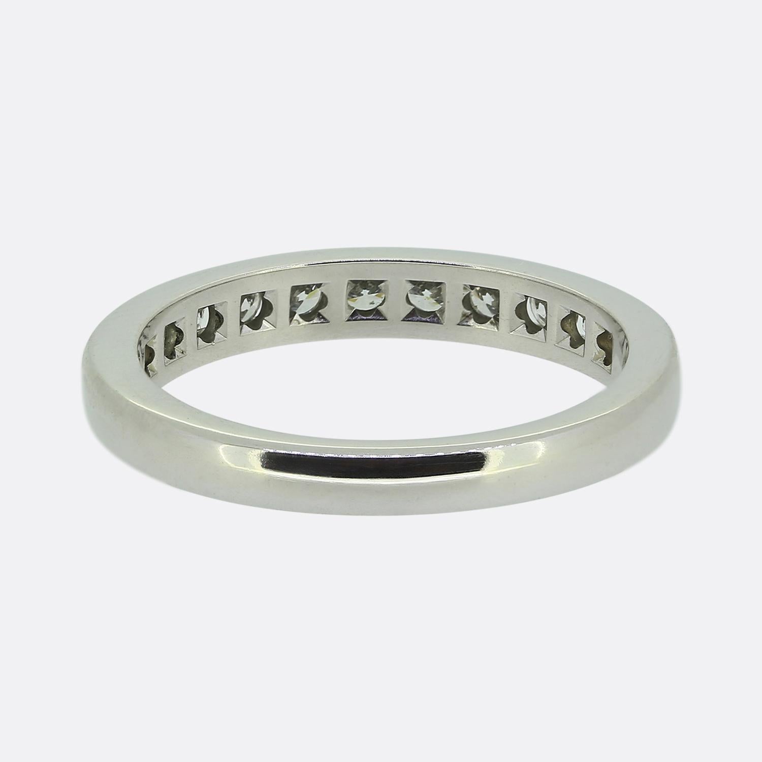 Tiffany & Co. Diamant-Halb-Ewigkeitsring im Zustand „Hervorragend“ im Angebot in London, GB