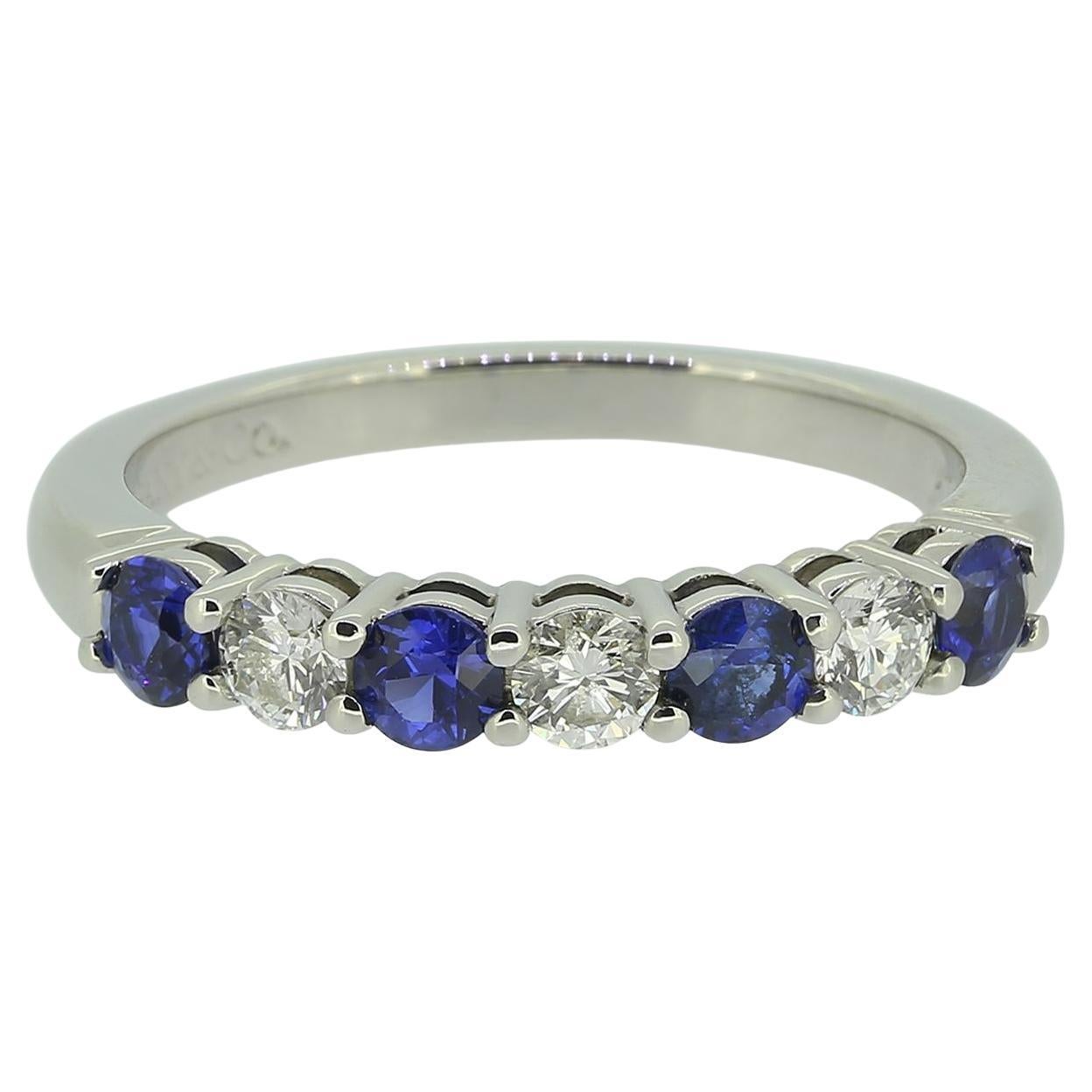 Tiffany & Co. Bague saphir et diamant Forever