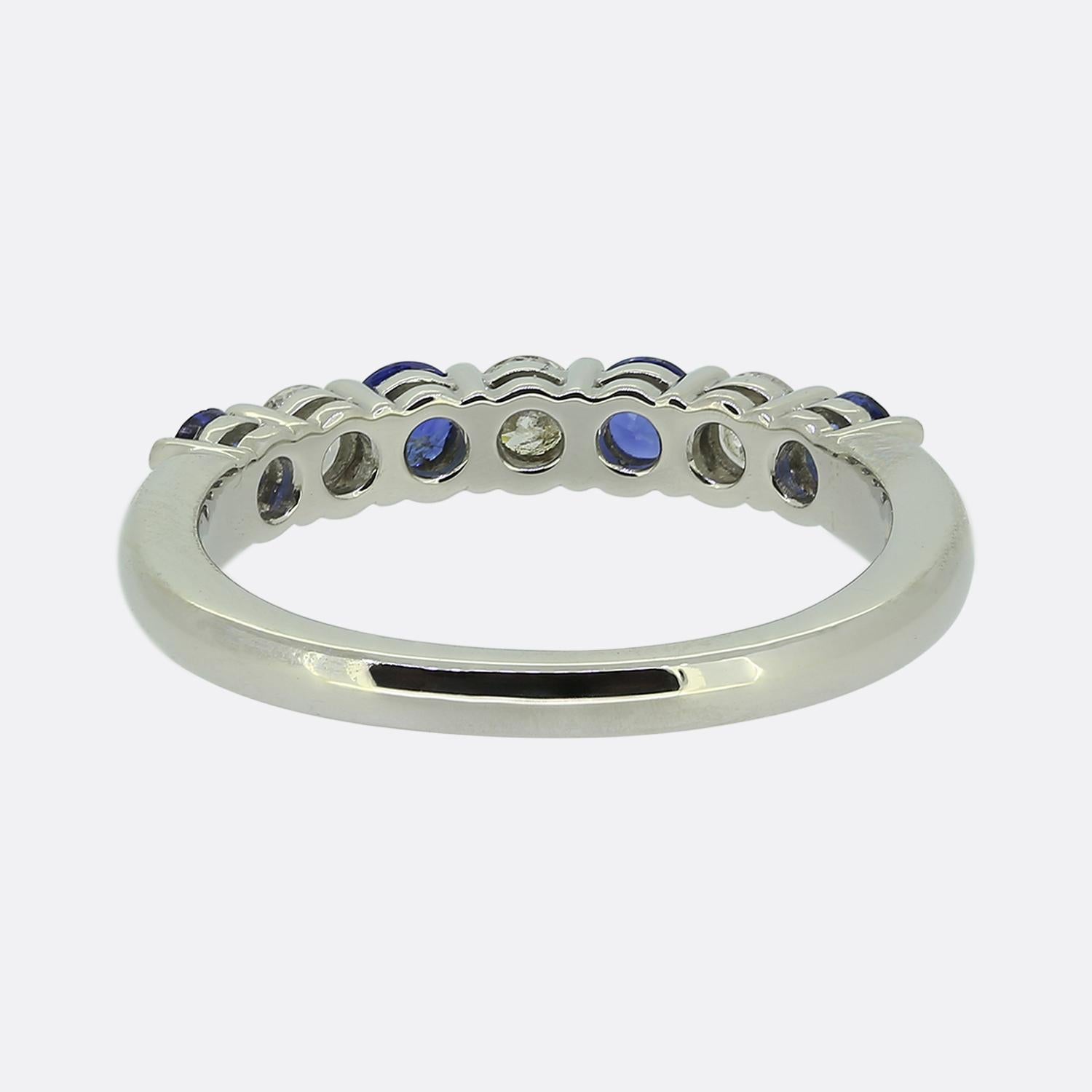 Tiffany & Co. Anello con zaffiro e diamante Forever In condizioni ottime in vendita a London, GB