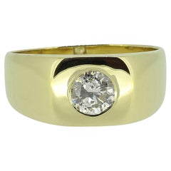 Vintage 0.50 Carat Diamond Signet Ring