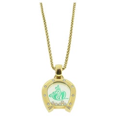 Chopard Diamond Horseshoe Pendant Necklace