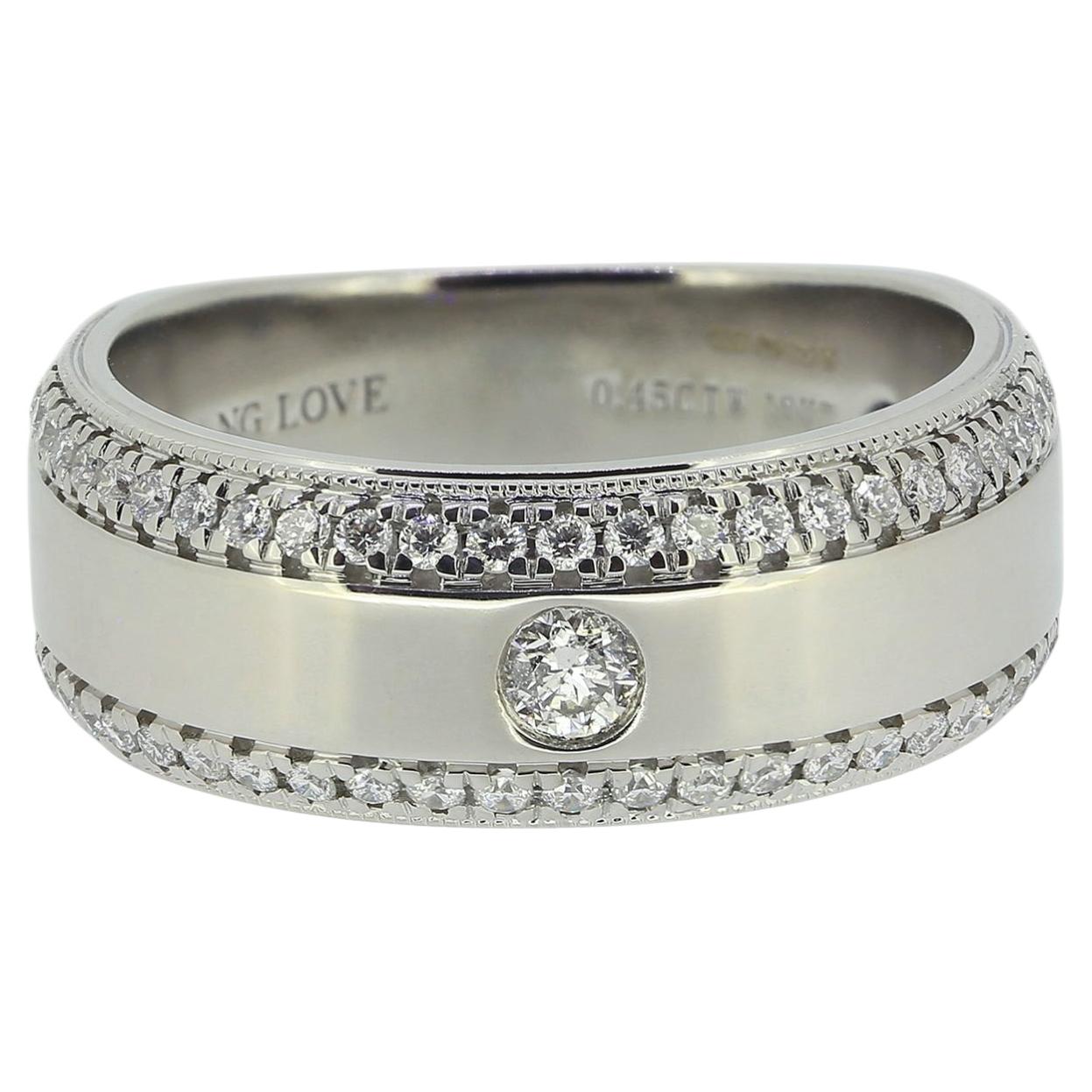 Pre-owned Vera Wang Love 0.45 Carat Diamond Ring In Multiple