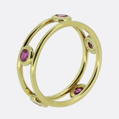 Tiffany & Co. Pink Sapphire By the Yard Ring Size I (48)
