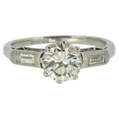 Art Deco 1.00 Carat Diamond Engagement Ring