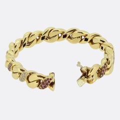 Bracelet en rubis et diamants Georges L'Enfant