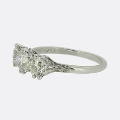 Antique Three-Stone Diamond Ring
