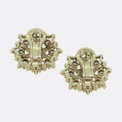 Mario Buccellati Diamond Cluster Earrings