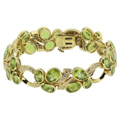 Boodles „Great Vine“-Armband mit Peridot und Diamanten