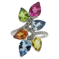 Anello "Castaway" con pietre preziose di Boodles