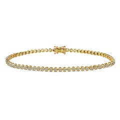 Nina Zhou Diamond Tennis Bracelet in 18k Gold