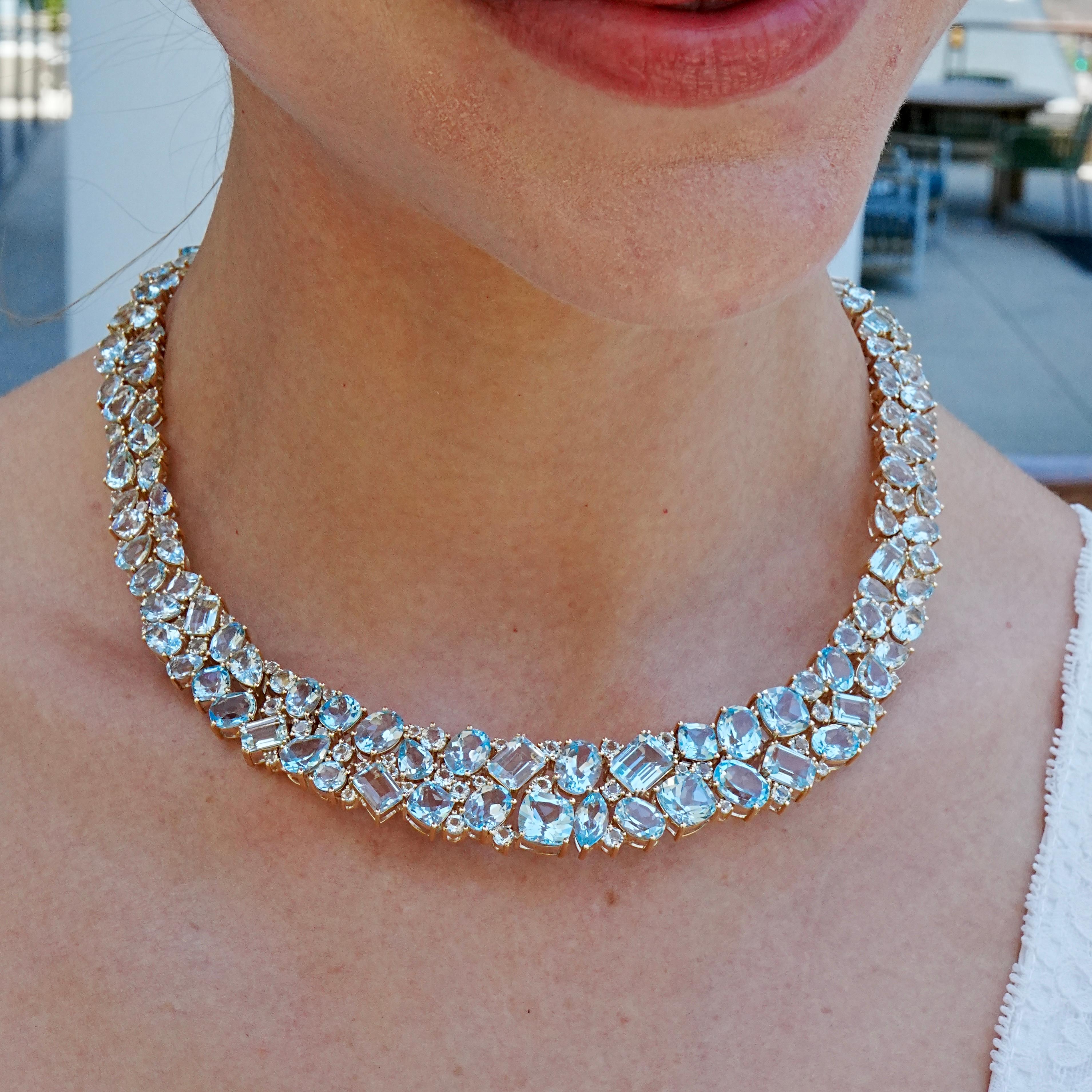Evoca la maestosità dell'oceano con questa collana mozzafiato della collezione 