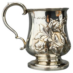 1838 British Victorian W.Stocker Cup solid 925 Sterling Silver / 130 gr
