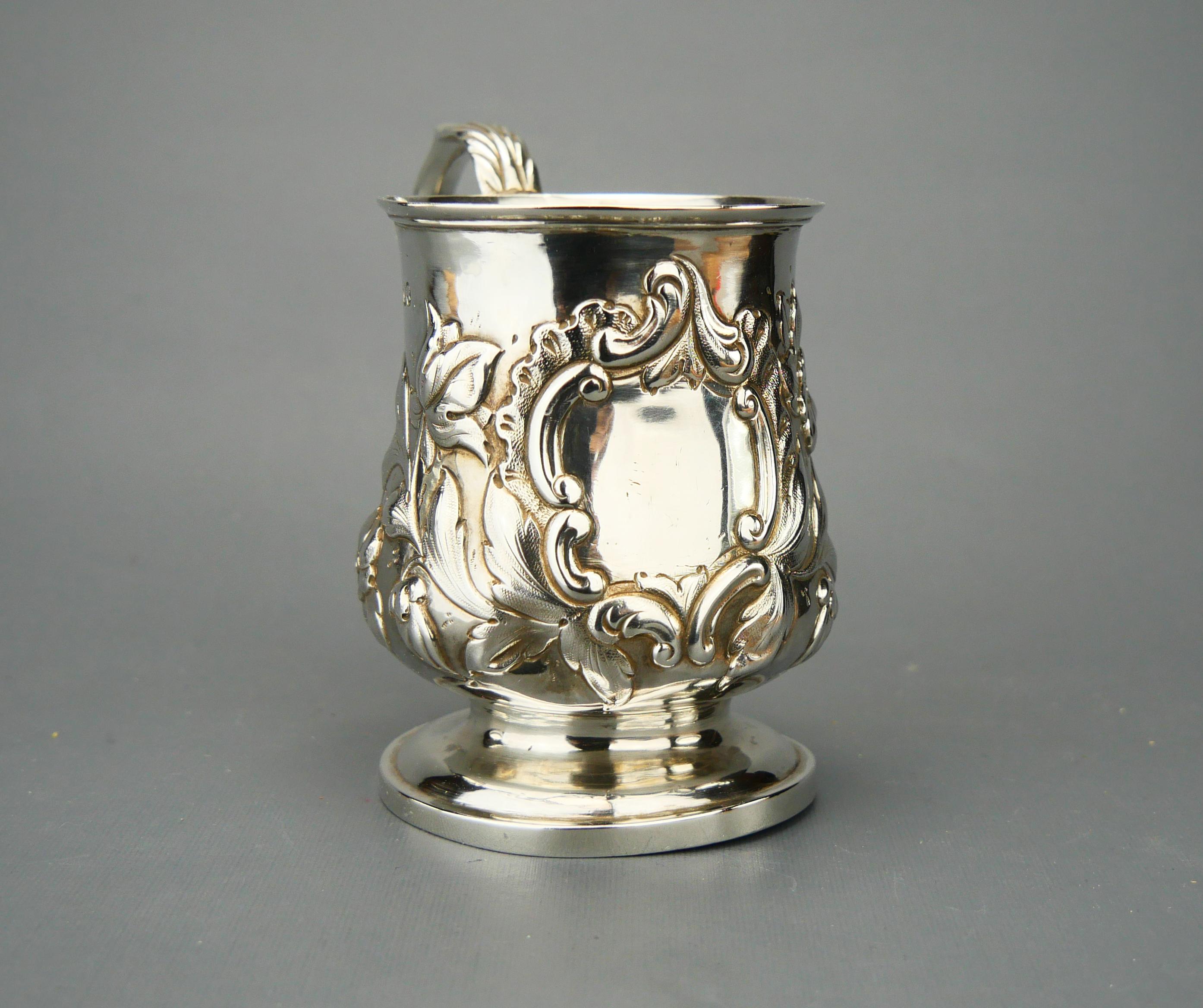 da uomo o donna 1838 Coppa Vittoriana Britannica W.Stocker in argento massiccio 925 / 130 gr. in vendita