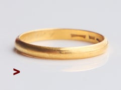 1921 Wedding Ring solid 23K Gold ØUS 10.5 / 4 gr