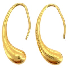 Tiffany & Co. Boucles d'oreilles en forme de larme Elsa Peretti, en or 18 carats, Espagne