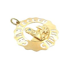 Chantecler Capri 18K Large Logo Piazzetta Charm