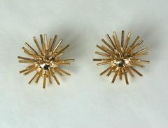 Cartier Gold Sputnik Earrings