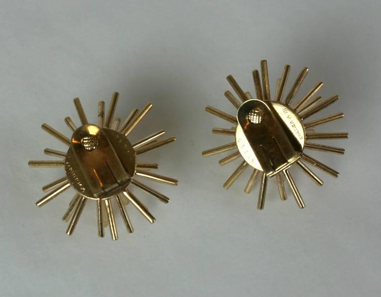 Cartier Gold Sputnik Earrings at 1stDibs