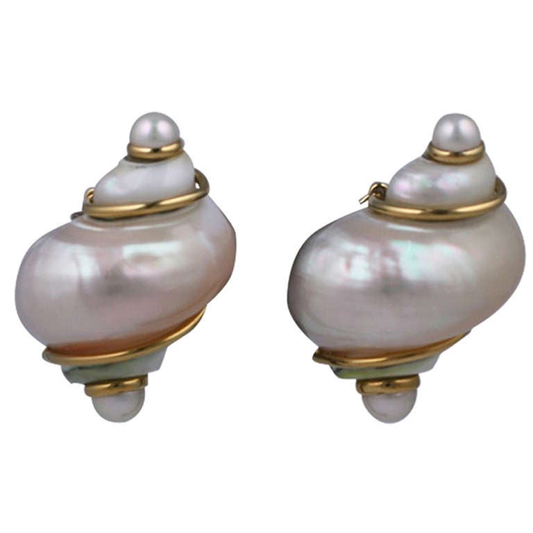Seaman Schepps Turbo Earrings