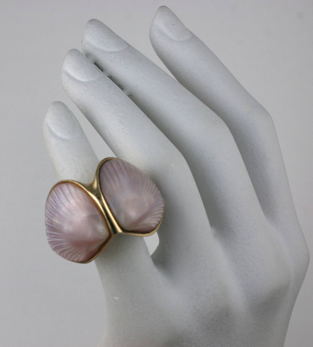 Marguerite Stix Double Shell Ring, Margaretacea 3