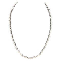 Cartier Diamond Platinum Necklace Dentelle Collection Paris