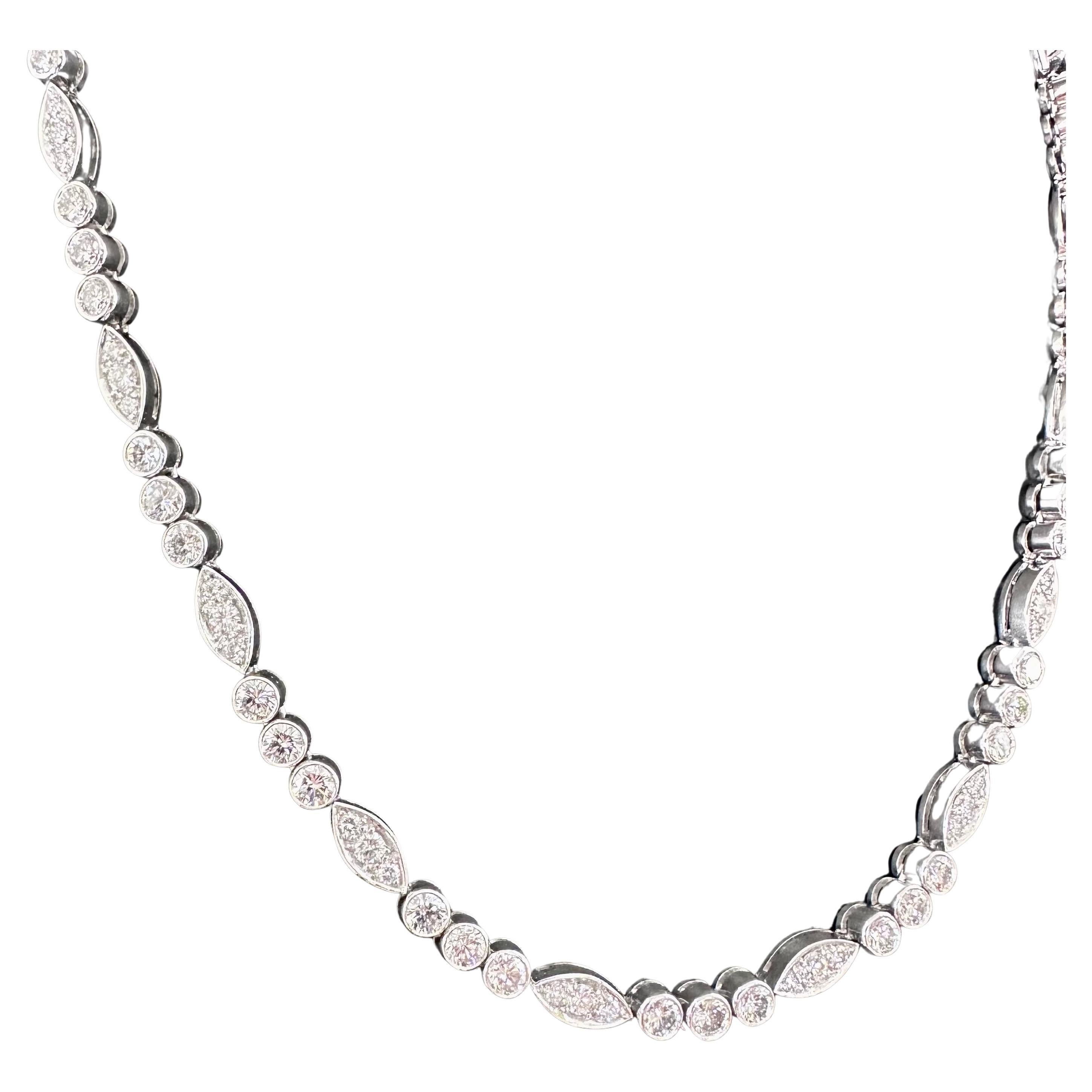 cartier platinum necklace