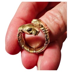 Cartier Double Panthére Yellow Gold Ring