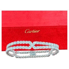 Cartier Paris , Circa 1990 Flexible Diamond Bracelet