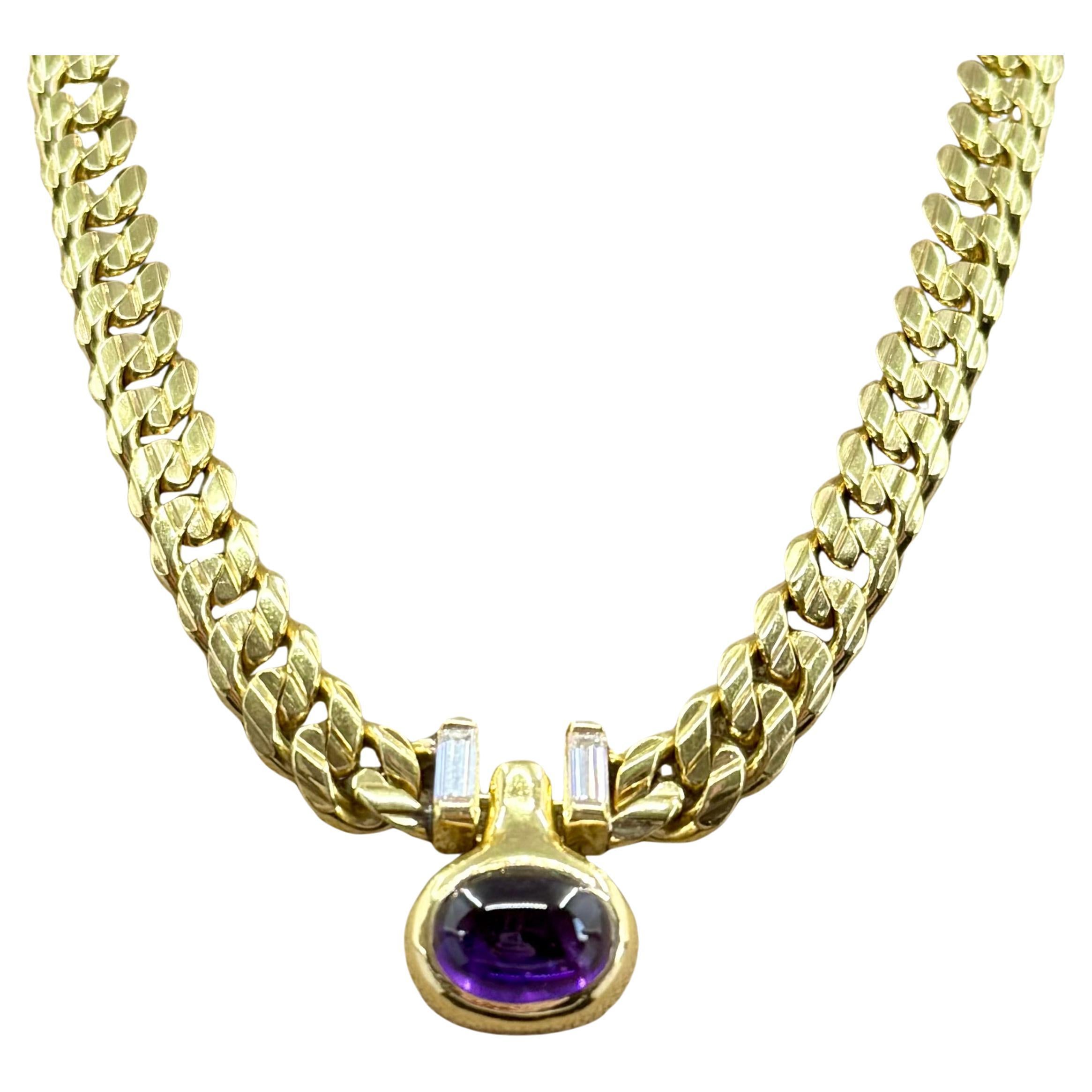 BVLGARI Gliederhalskette aus 18 Karat Gelbgold im Zustand „Gut“ im Angebot in Beverly Hills, CA