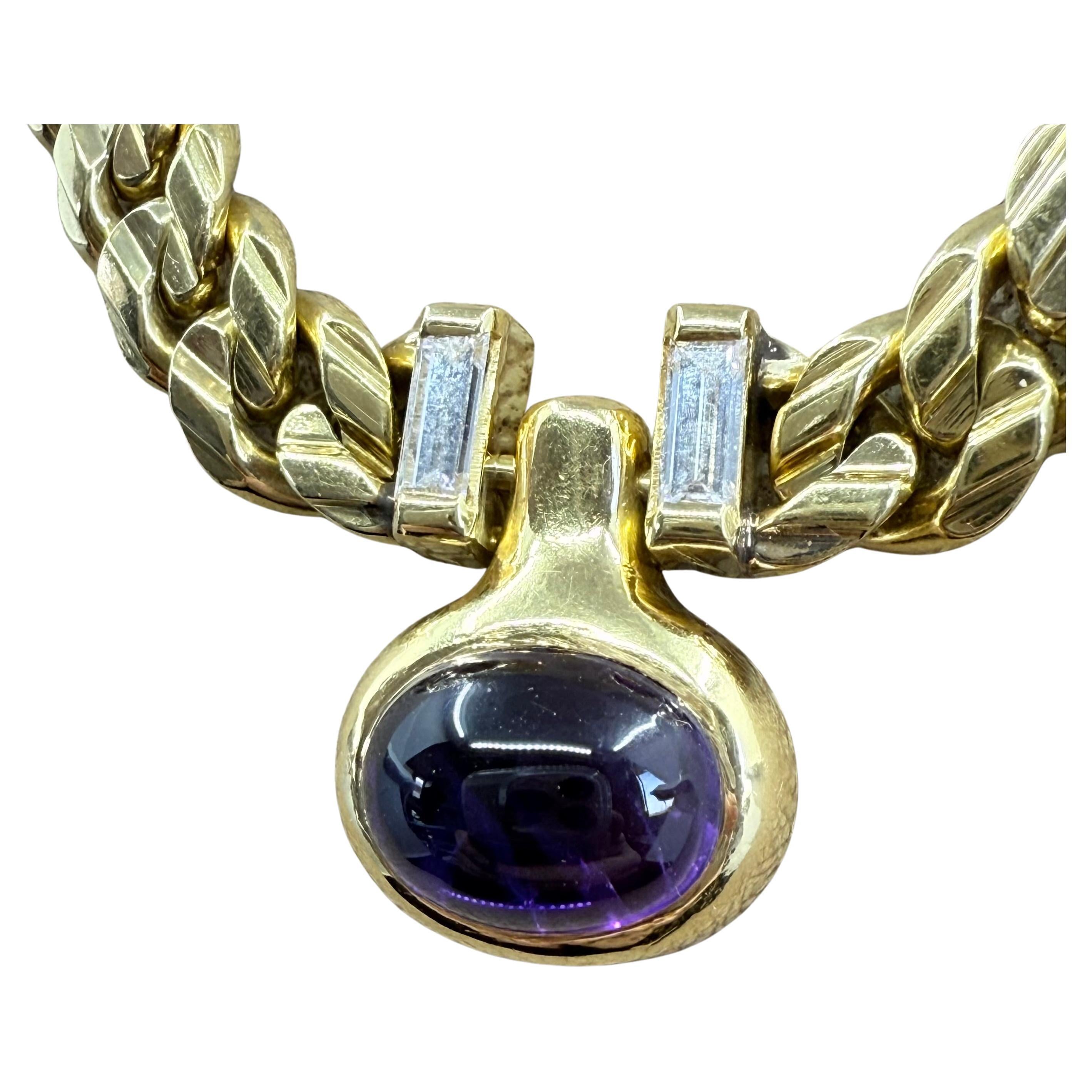 BVLGARI Gliederhalskette aus 18 Karat Gelbgold für Damen oder Herren im Angebot