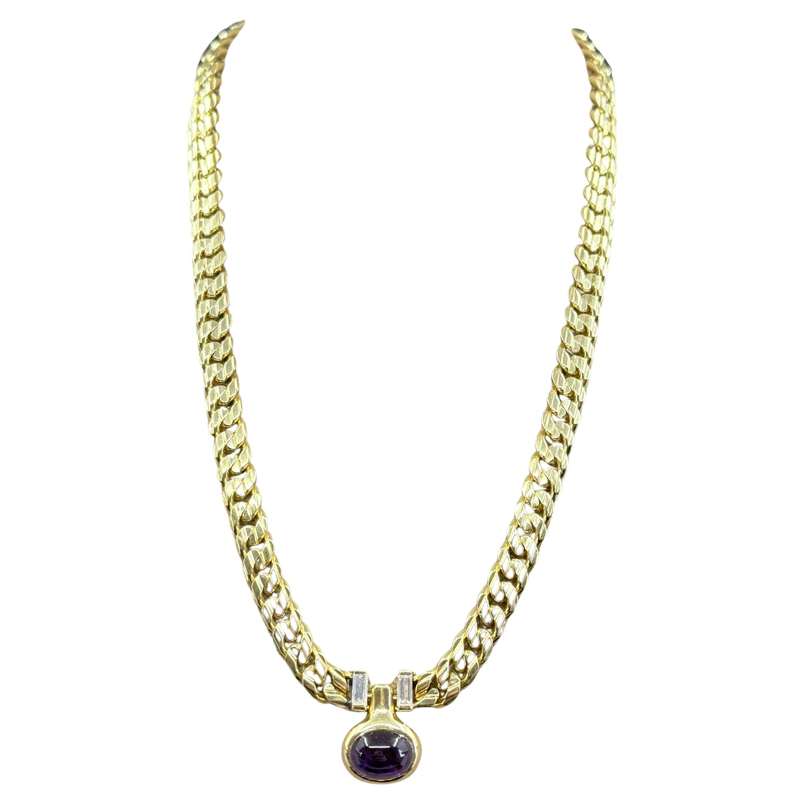 BVLGARI Link Necklace 18k Yellow Gold