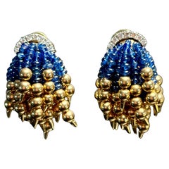 Aletto Brothers Sapphire and Diamond Niagara Earrings Aletto Brothers Sapphire and Diamond Niagara Earrings