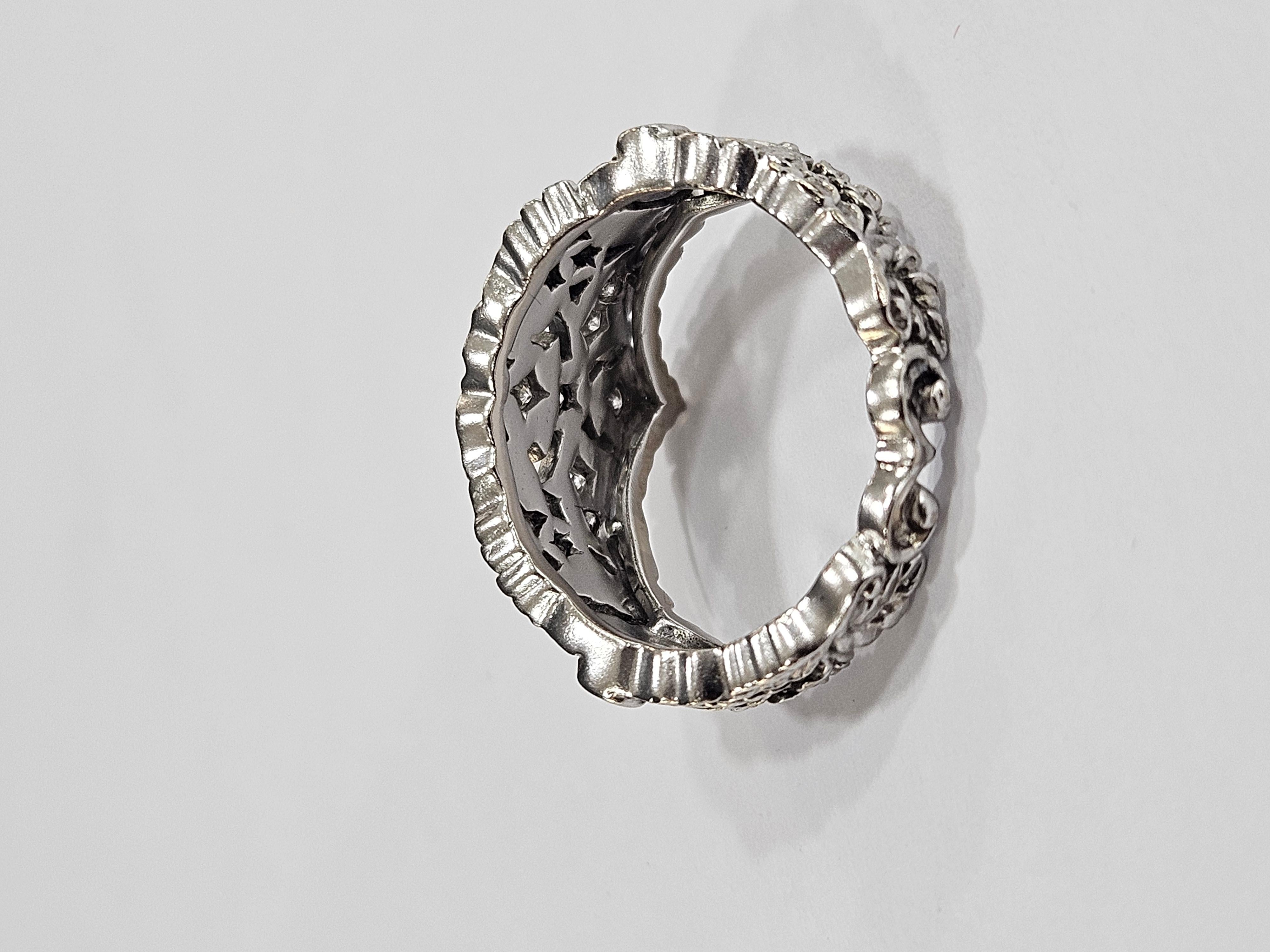 Carrera y Carrera Contemporary 20th Century 2.70ct Diamonds 18k Gold Ring For Sale 8