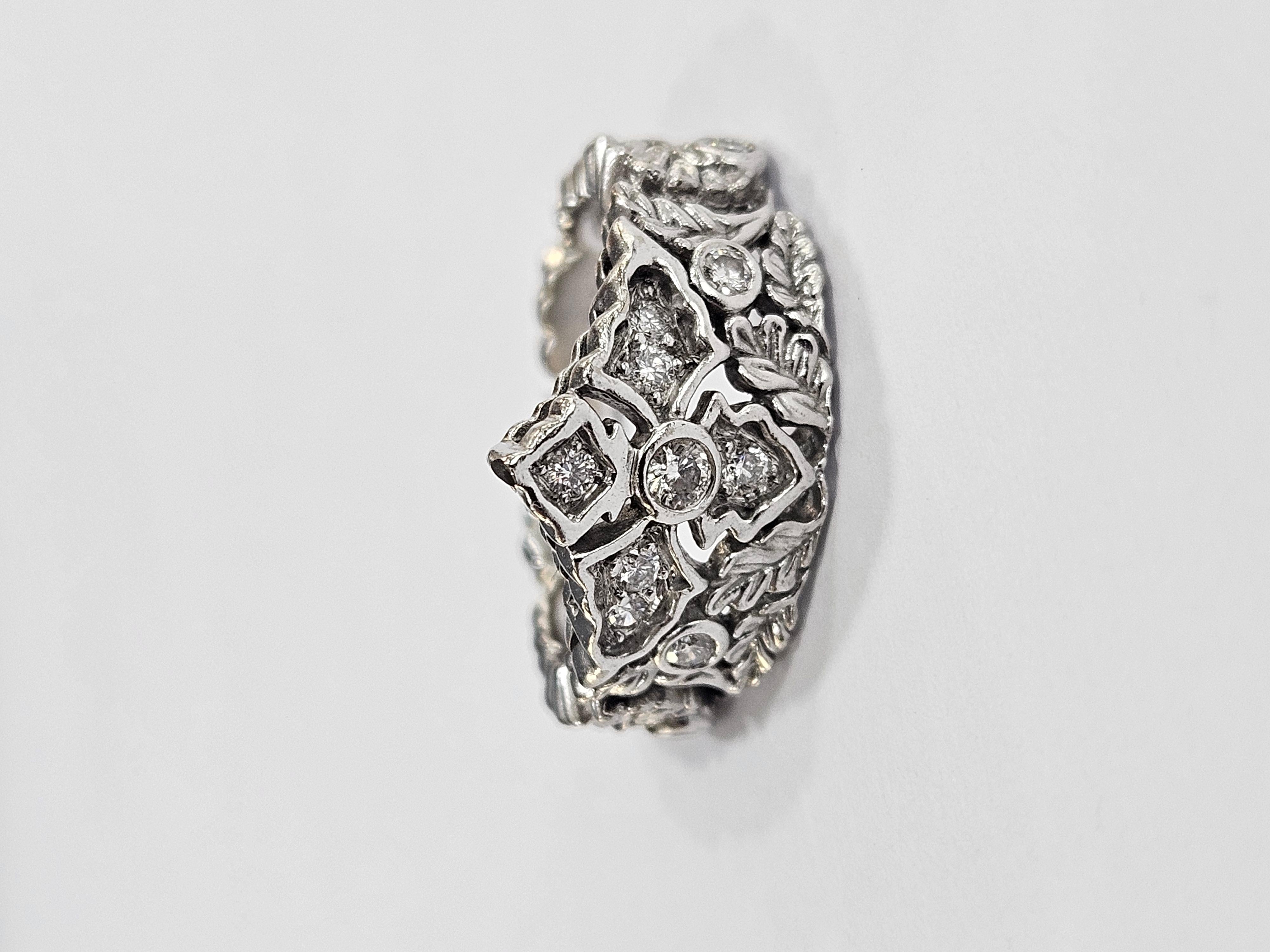 Carrera y Carrera Contemporary 20th Century 2.70ct Diamonds 18k Gold Ring For Sale 6