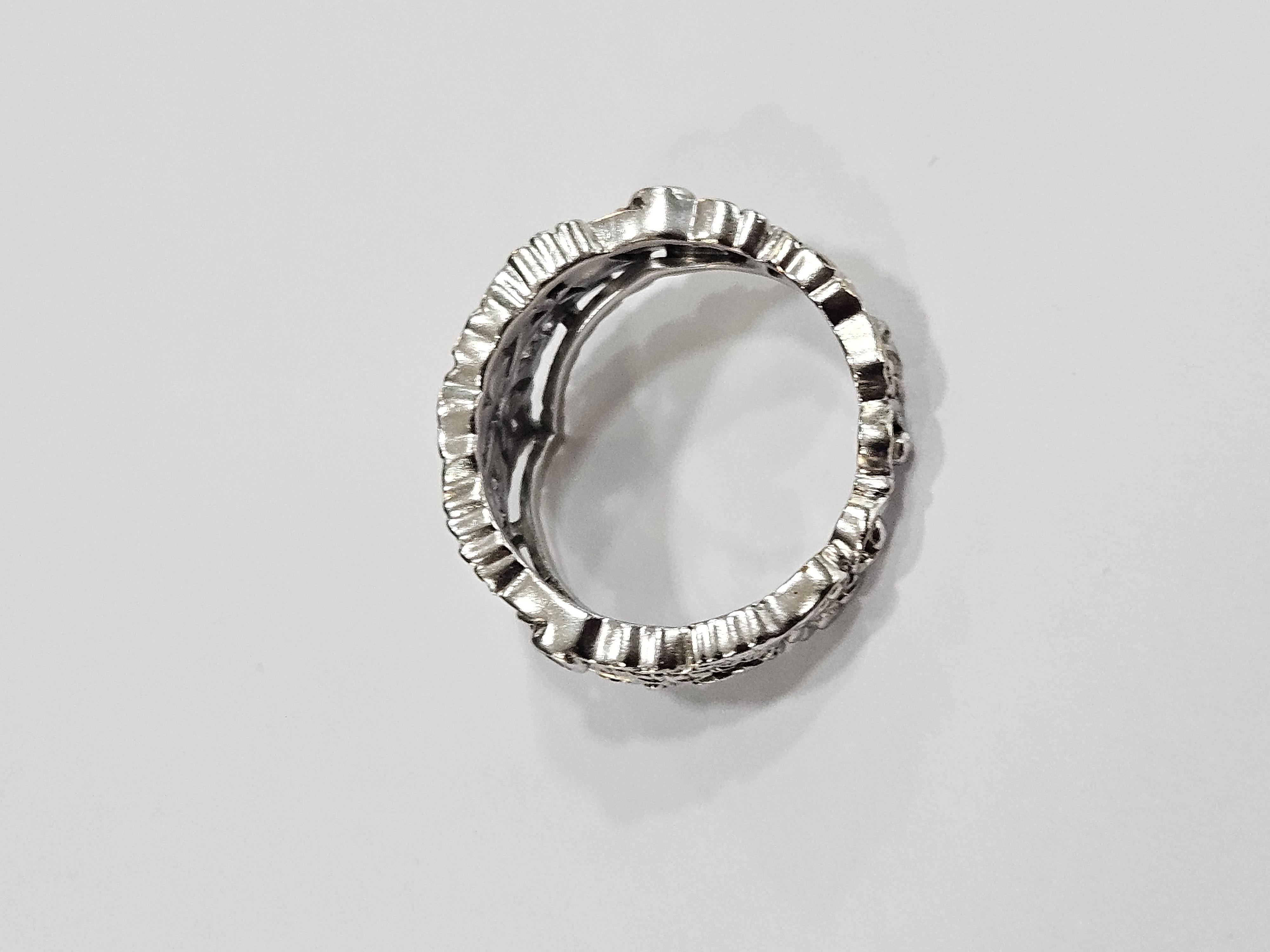 Carrera y Carrera Contemporary 20th Century 2.70ct Diamonds 18k Gold Ring For Sale 9