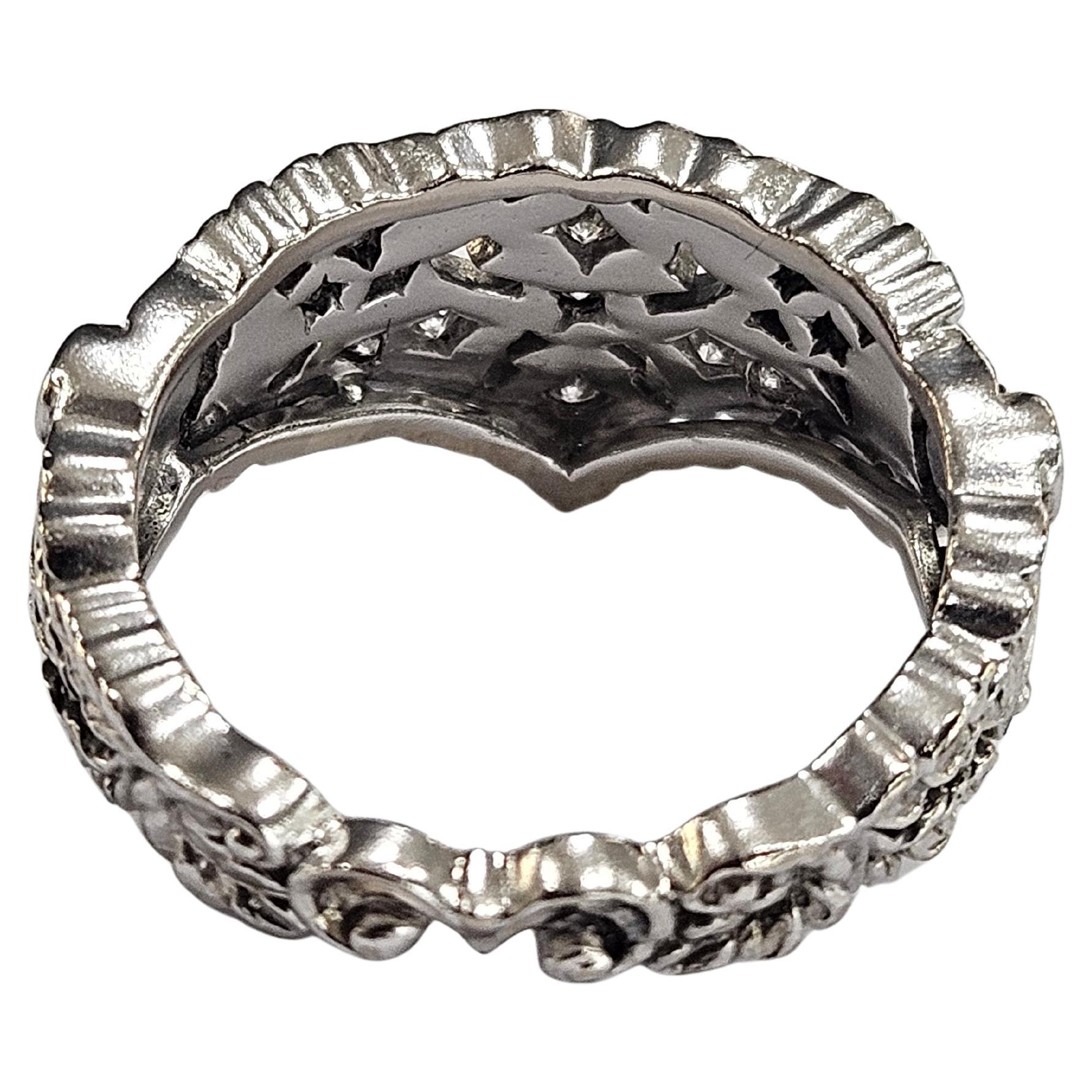 Carrera y Carrera Ring  Contemporary 20th Century 0.30 Ctw  Diamonds 18k Gold For Sale 2
