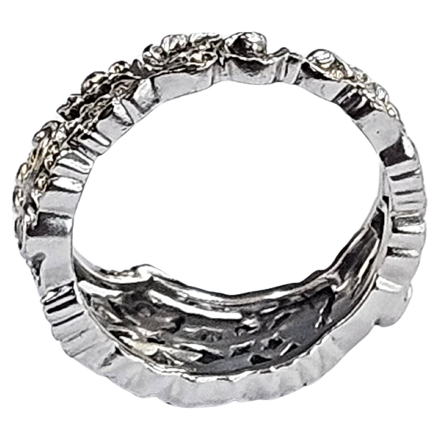 Carrera y Carrera Ring  Contemporary 20th Century 0.30 Ctw  Diamonds 18k Gold In Good Condition For Sale In MADRID, ES