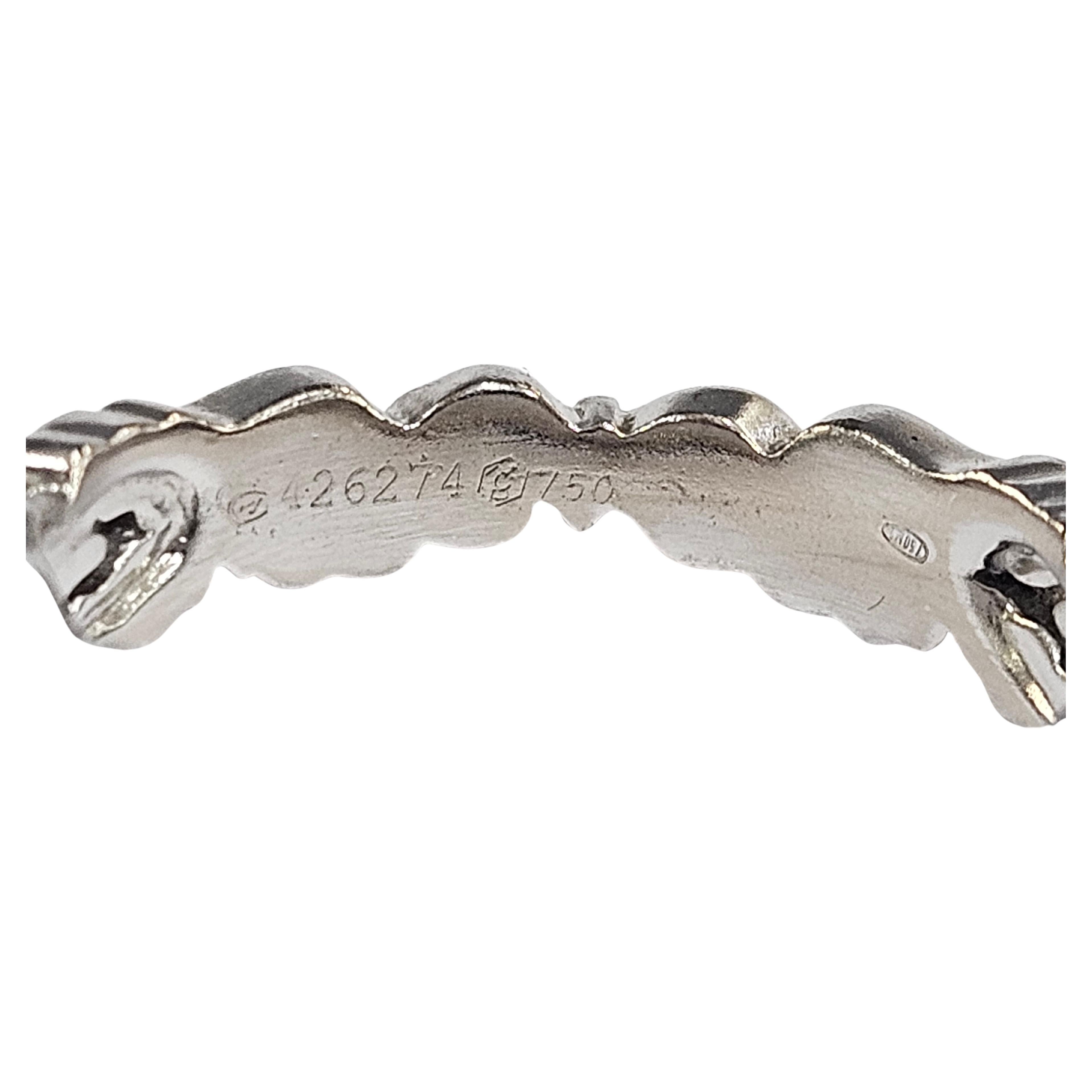 Carrera y Carrera Ring  Contemporary 20th Century 0.30 Ctw  Diamonds 18k Gold For Sale 4