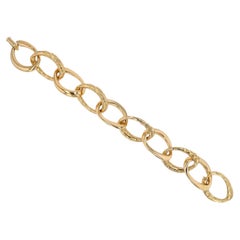 TANE 18K Yellow Gold Jaguar Link Bracelet  Handcrafted Mexican Luxury