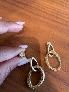 TANE 18K Yellow Gold Jaguar Earrings  Handcrafted Mexican Luxury Designer